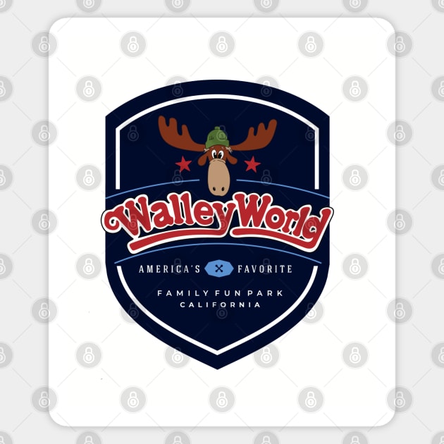 Walley World - modern logo Sticker by BodinStreet